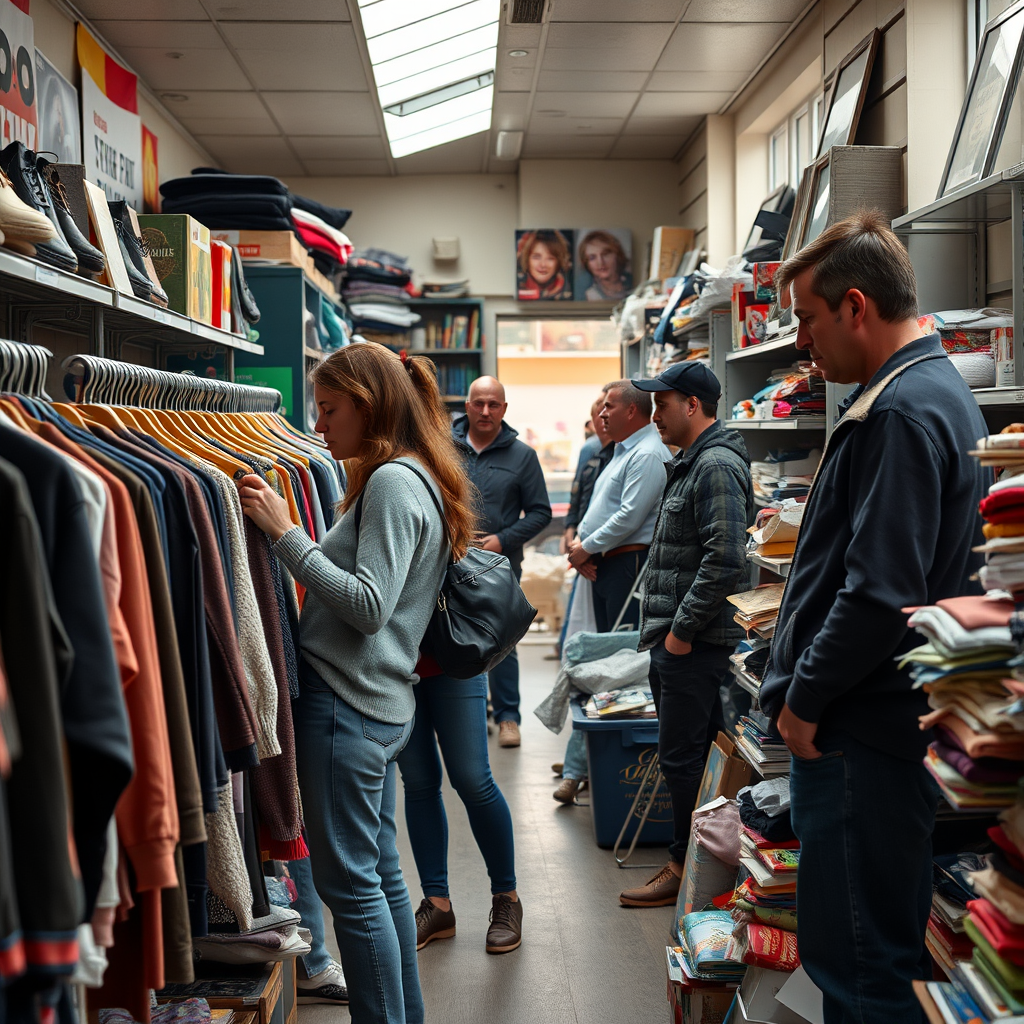 Chepstow businesses benefit from BBC thrift shop initiative